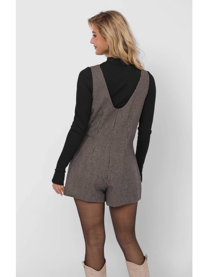 Outta Here Button Romper