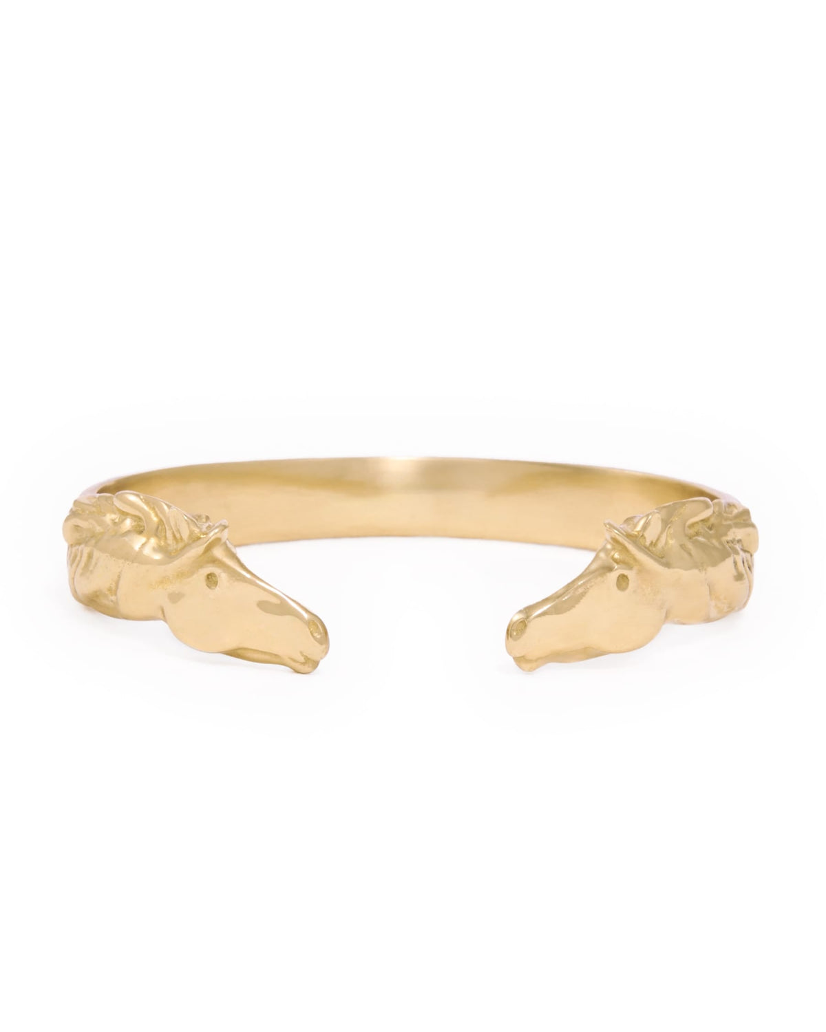 Calliope Horse Brass Cuff Bracelet