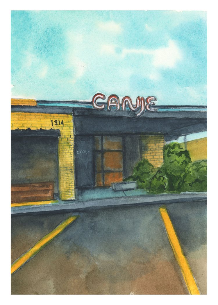 Coloring ATX Postcard