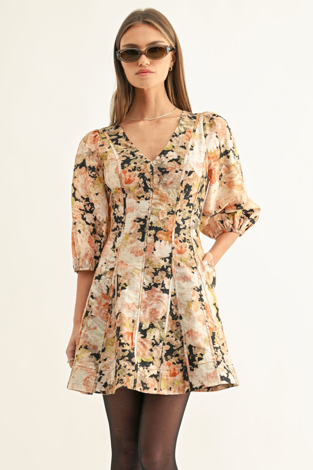 Kalani Flared Mini Dress