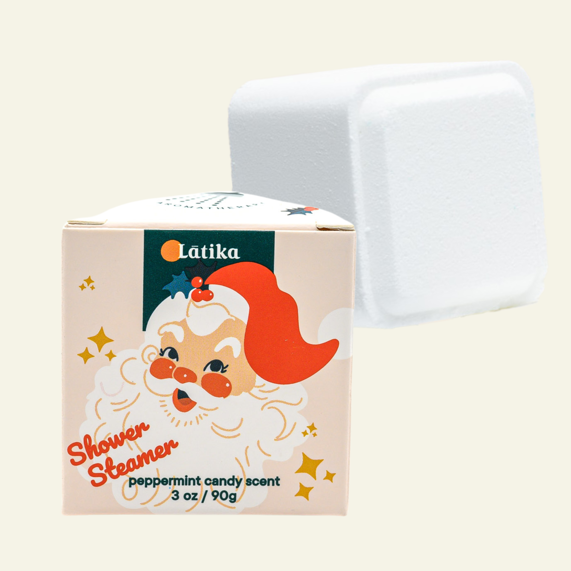 Santa Single Shower Steamer Cube