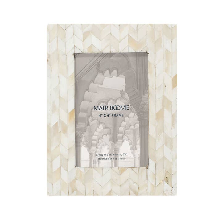 Artemis Carved Bone Picture Frame