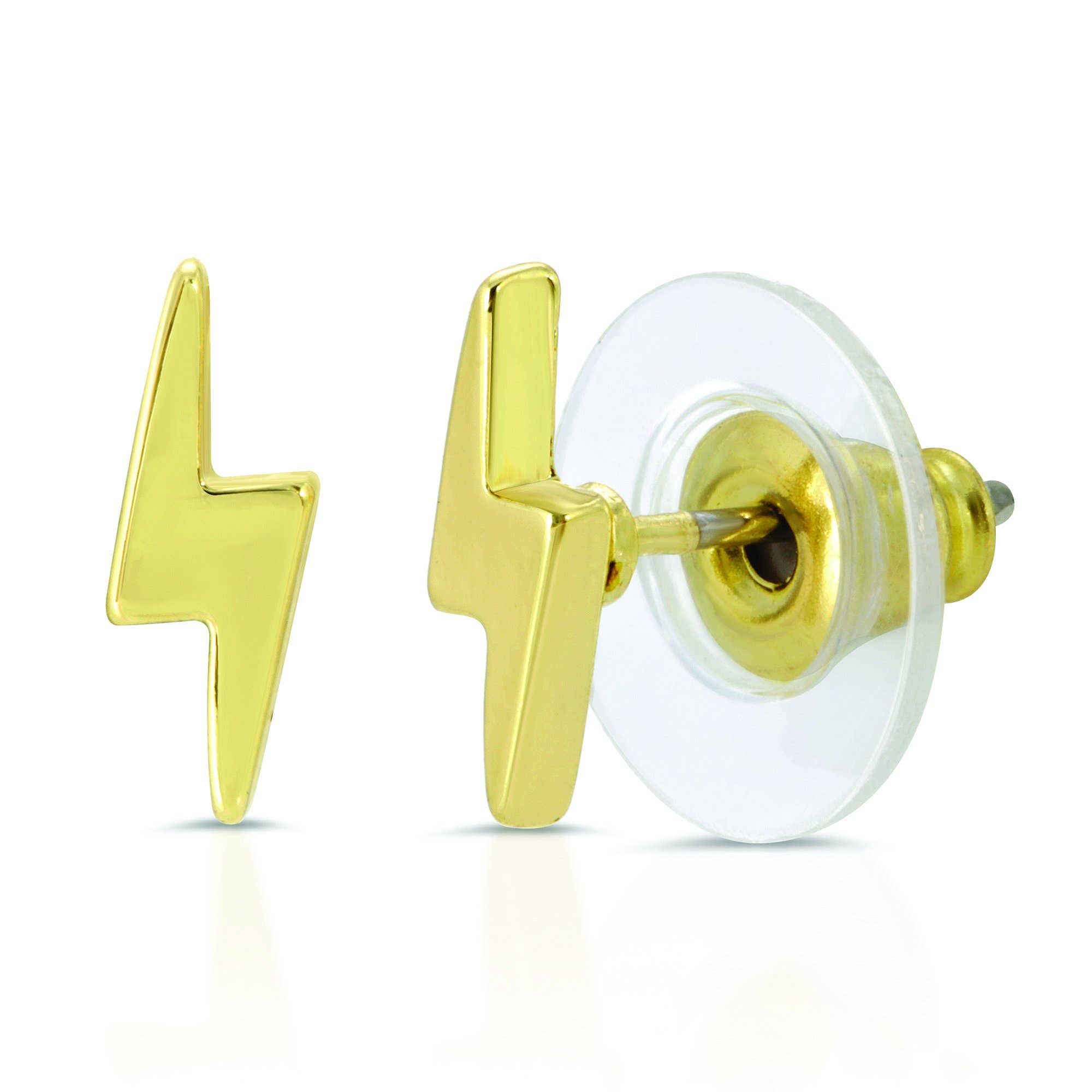 You Are Electric New Moon Gold Earrings