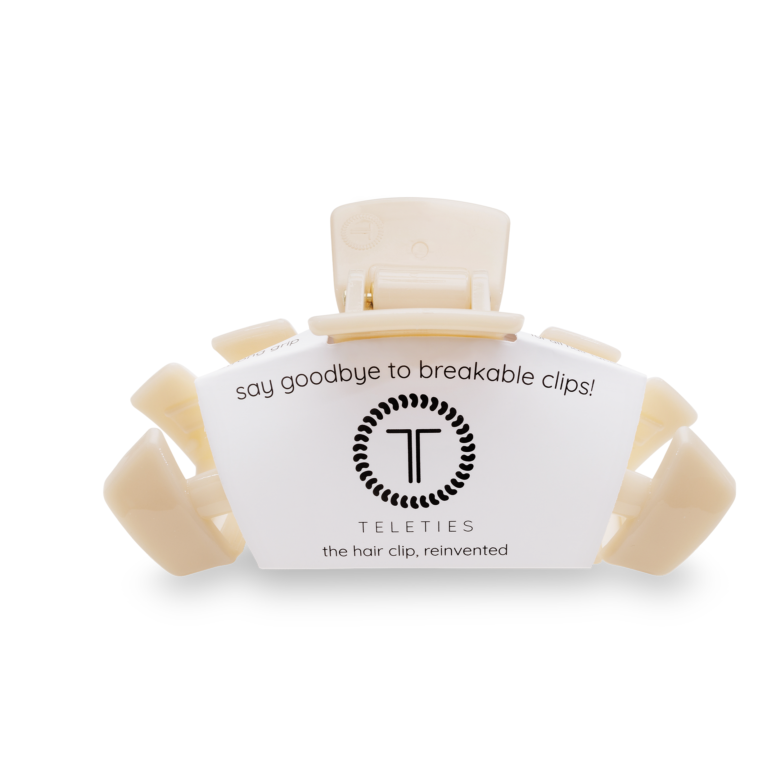 Almond Beige Teleties Hair Clip