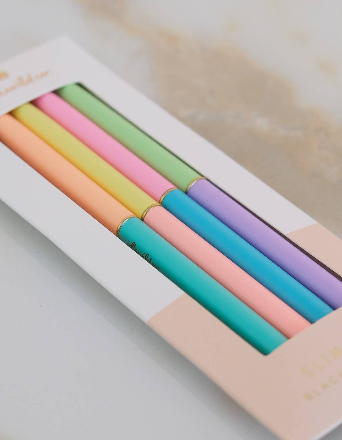 Neon Duo Tone Slim Pen Set