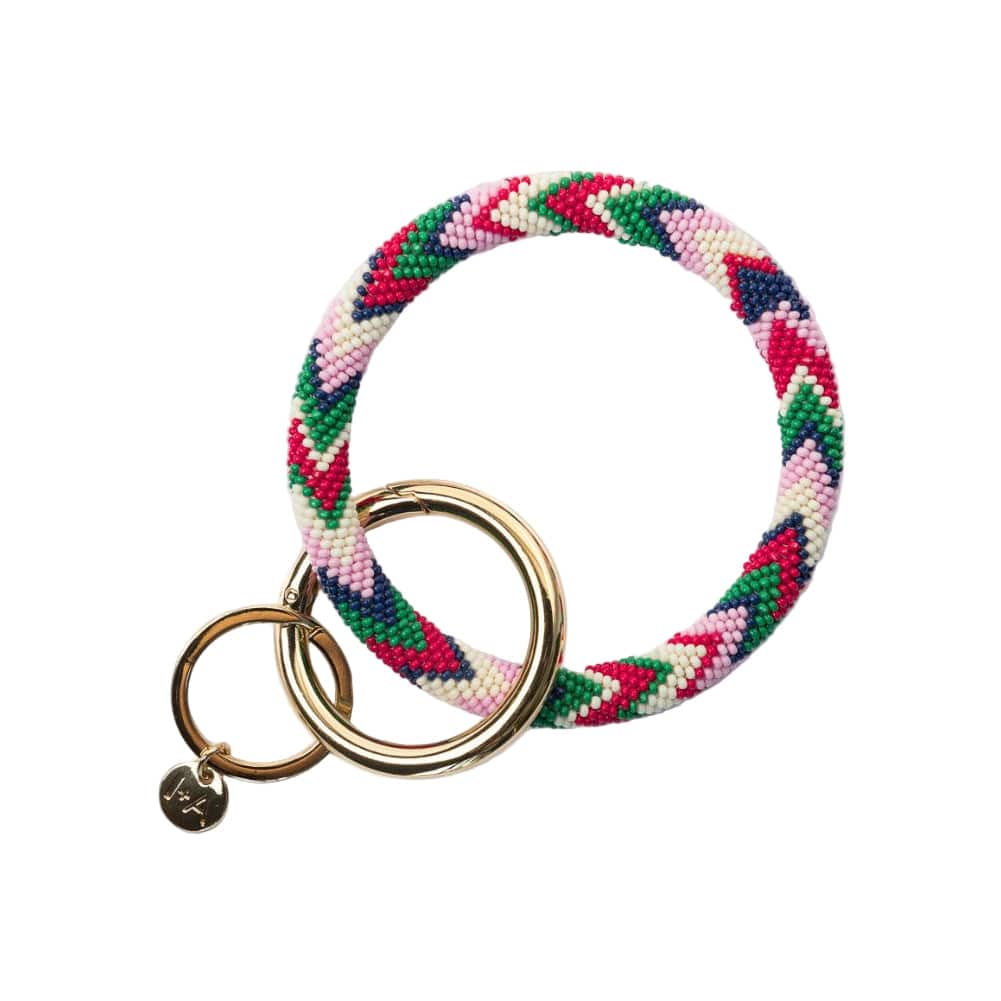 Chloe Beaded Key Ring