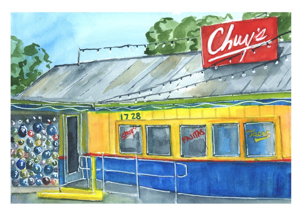 Coloring ATX Postcard