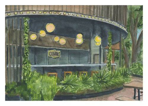 Coloring ATX Postcard