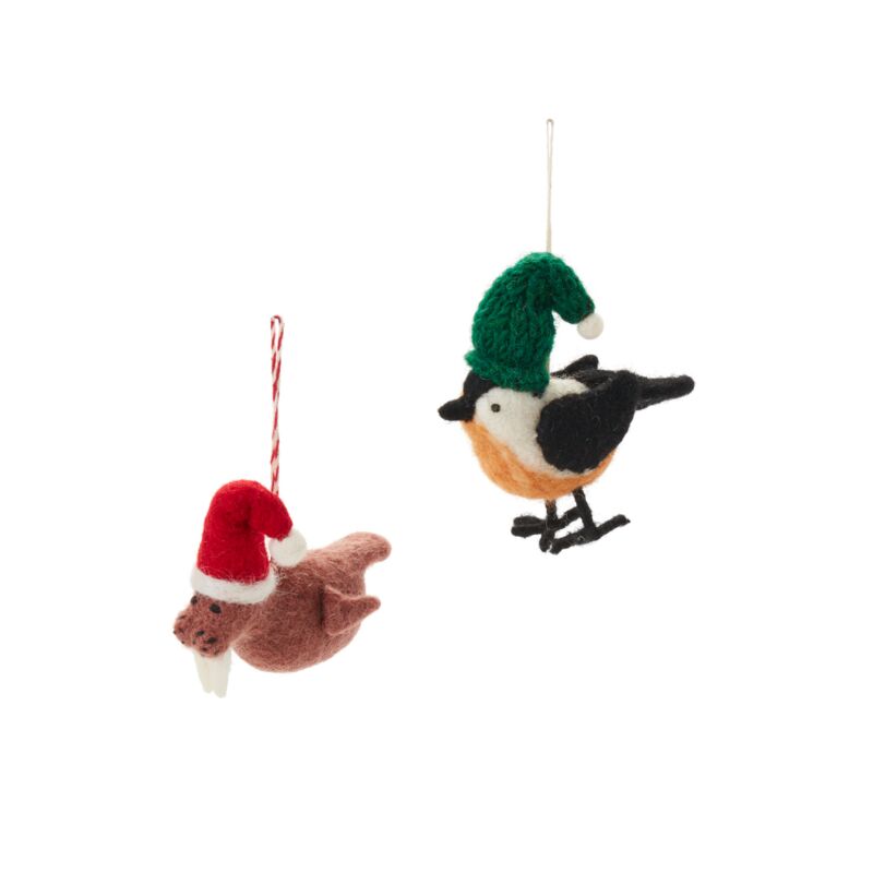 Cozy Weather Felt Ornament