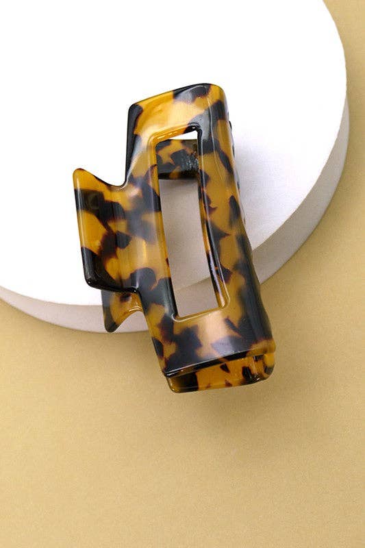 Rectangle Cellulose Hair Claw Clip
