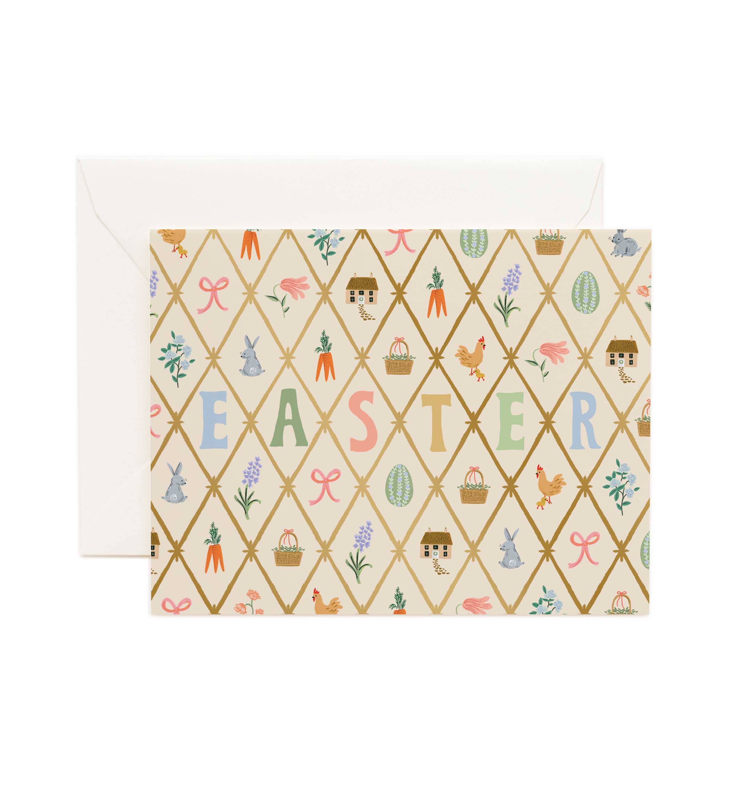 Spring Farm Easter Card