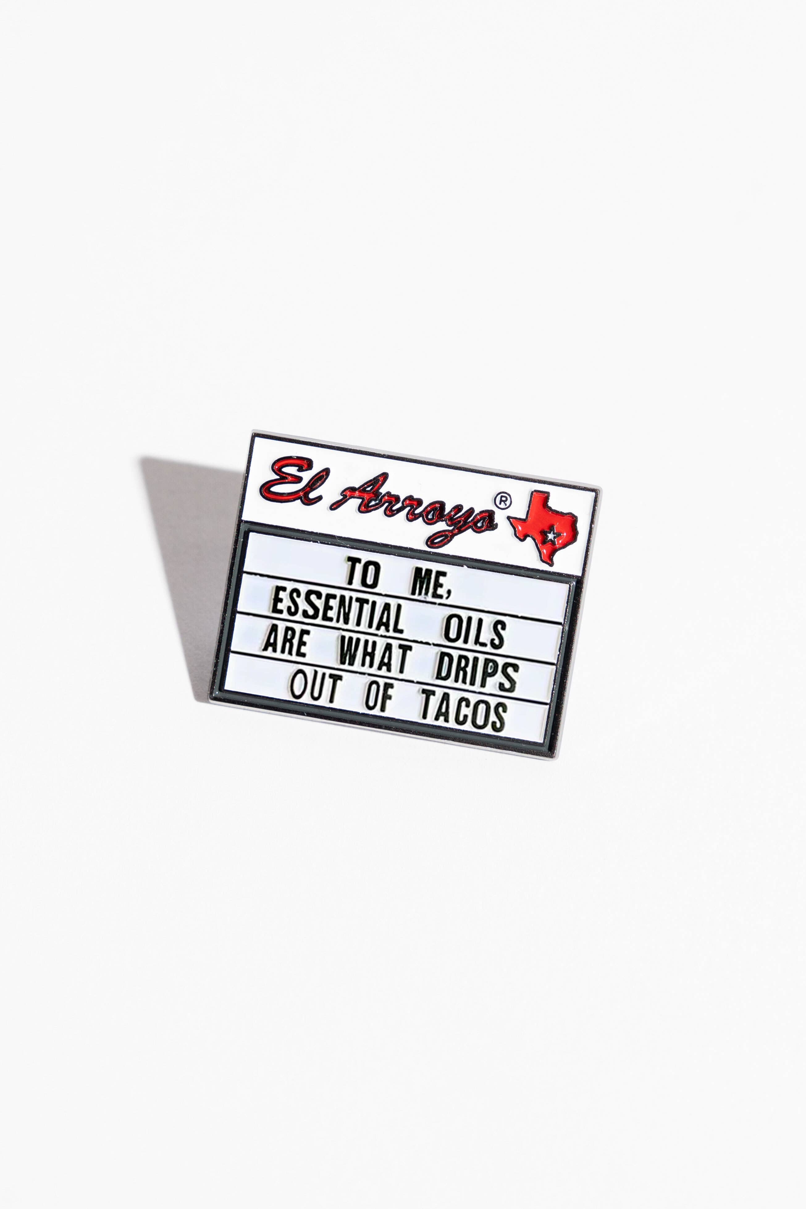 Essential Oils Enamel Pin