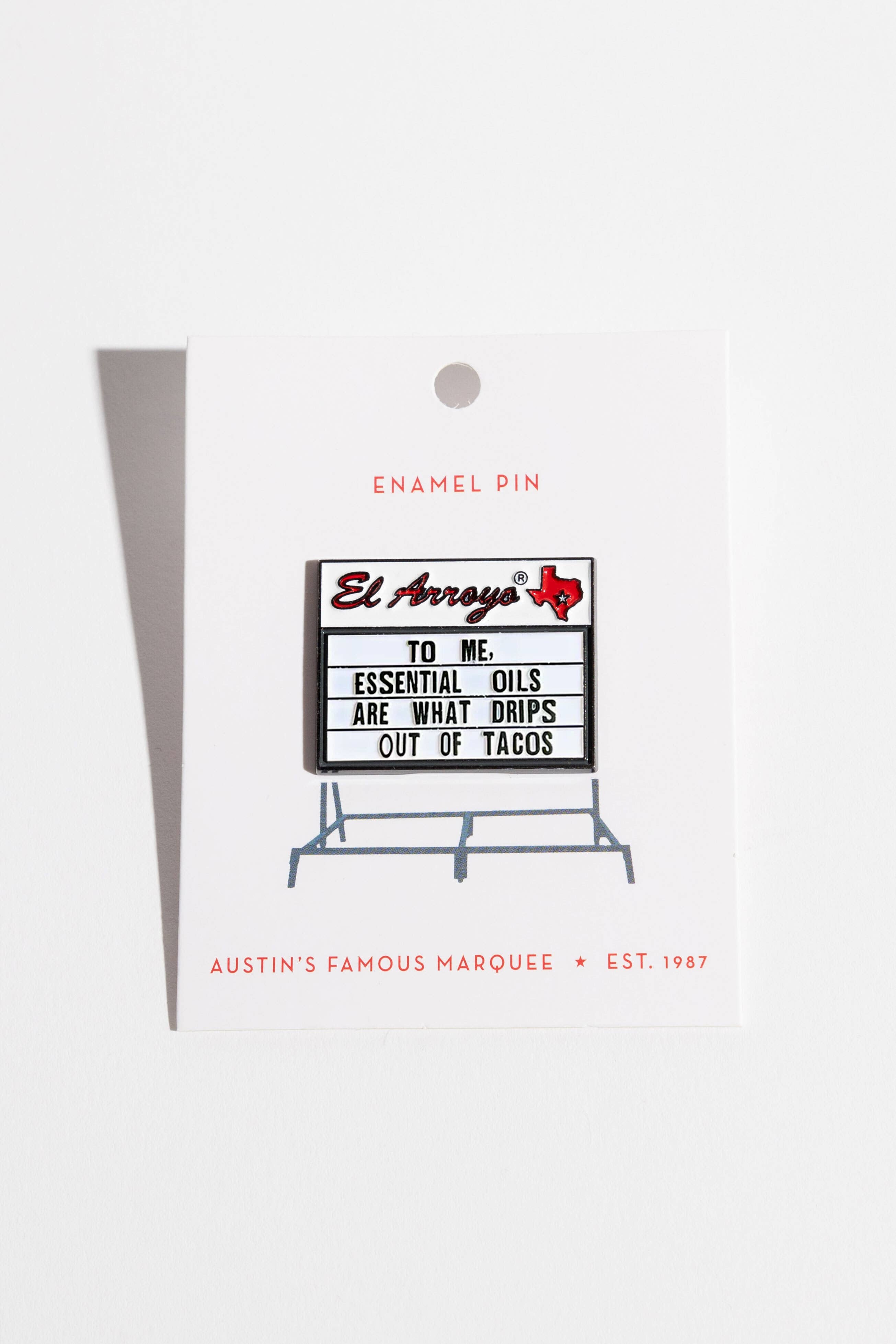 Essential Oils Enamel Pin