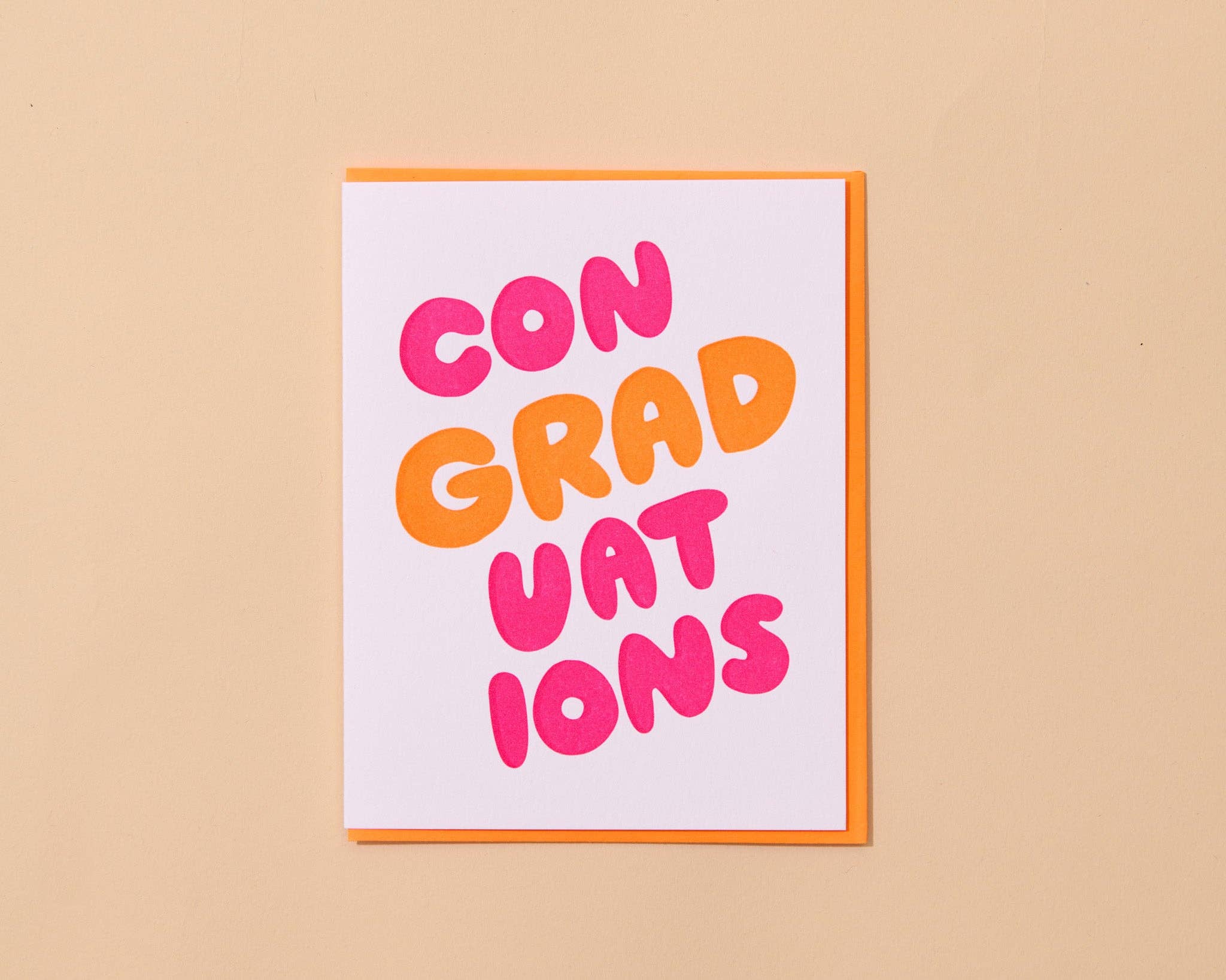 ConGRADuations Letterpress Card