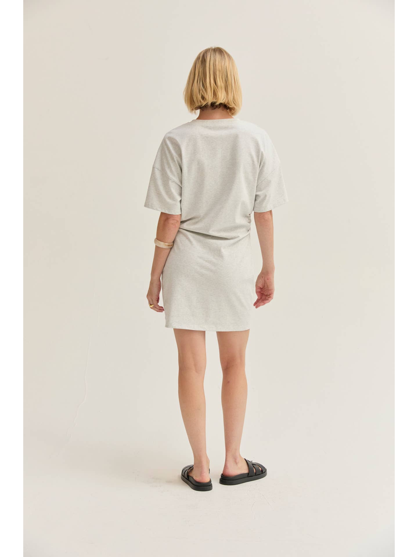 Erin Ruched T-Shirt Mini Dress