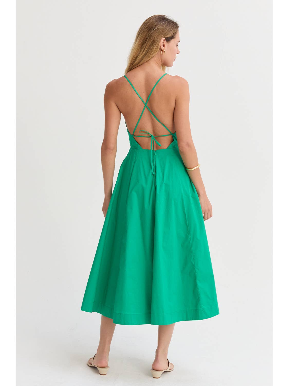 Eunice Poplin Midi Dress