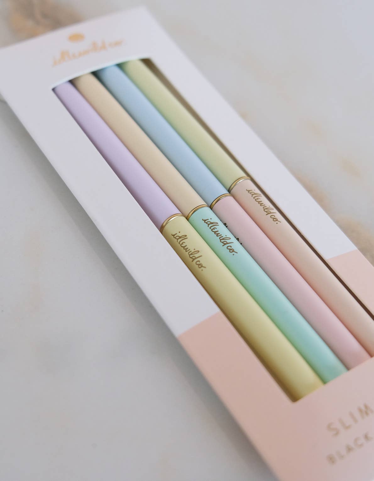 Pastel Lights Duo Tone Slim Pen Set