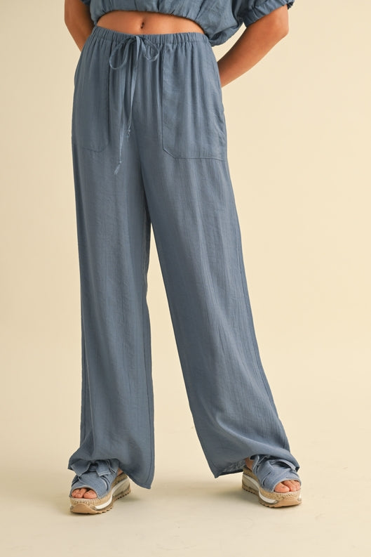 Textured Fabric Loose Pants *FINAL SALE*