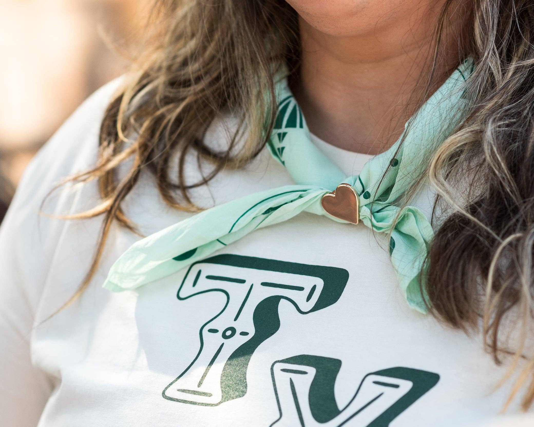 Gold Star Bandana Slide