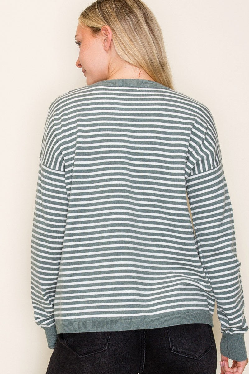 Coastal Drift Pullover Sweater
