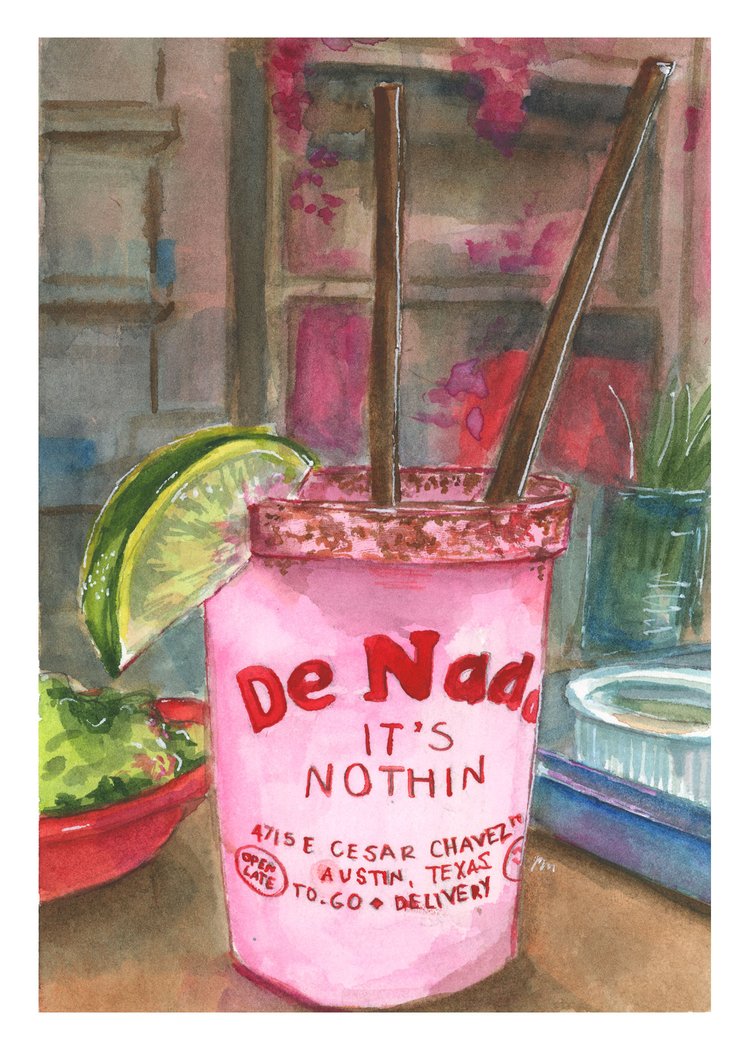 Coloring ATX Postcard