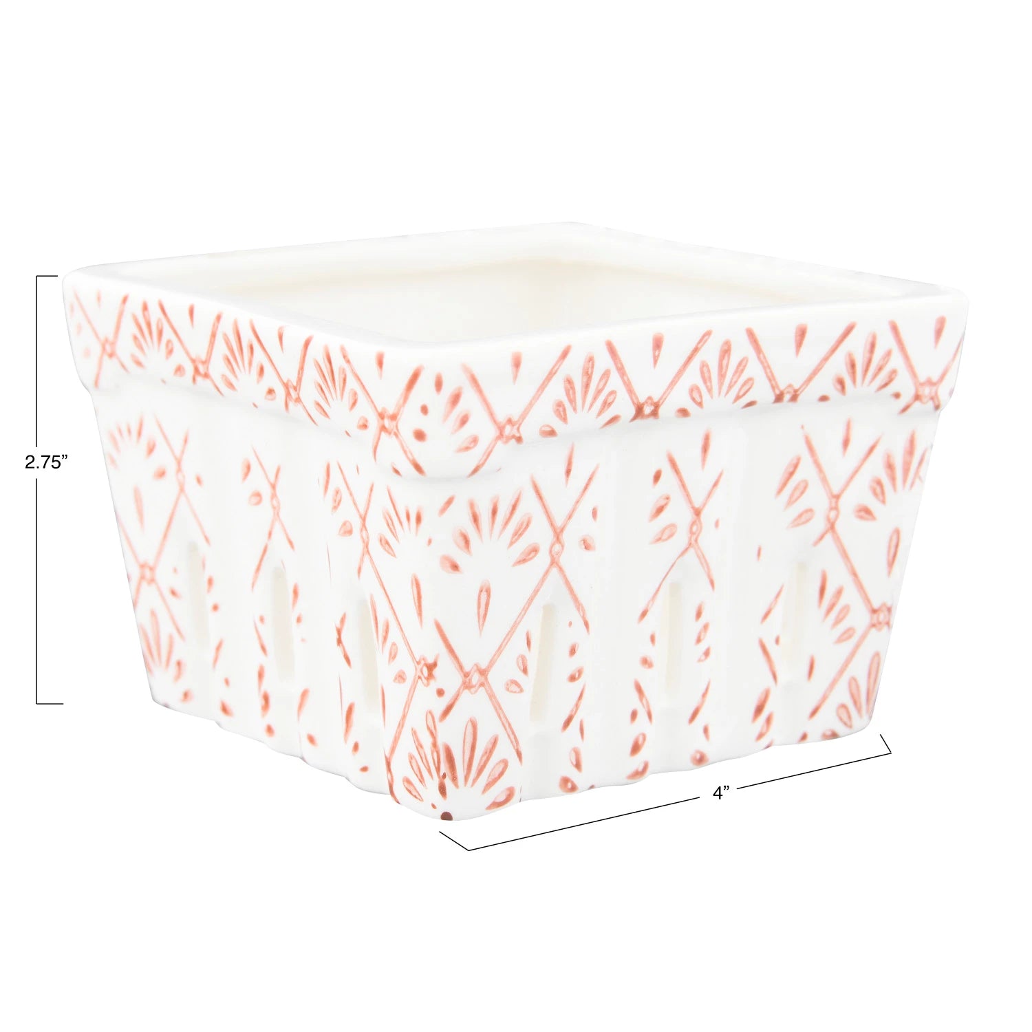 Patterned Berry Bowl