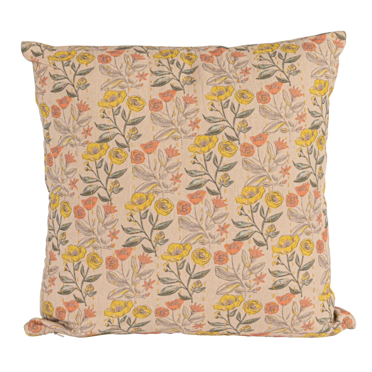 Dusty Florals Printed Pillow