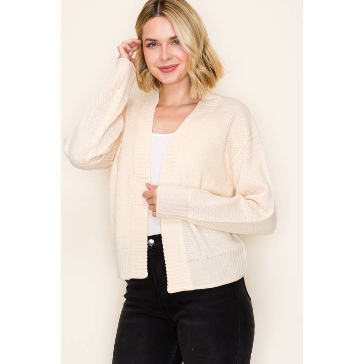 Autumn Afternoon Knit Cardigan - Oatmeal