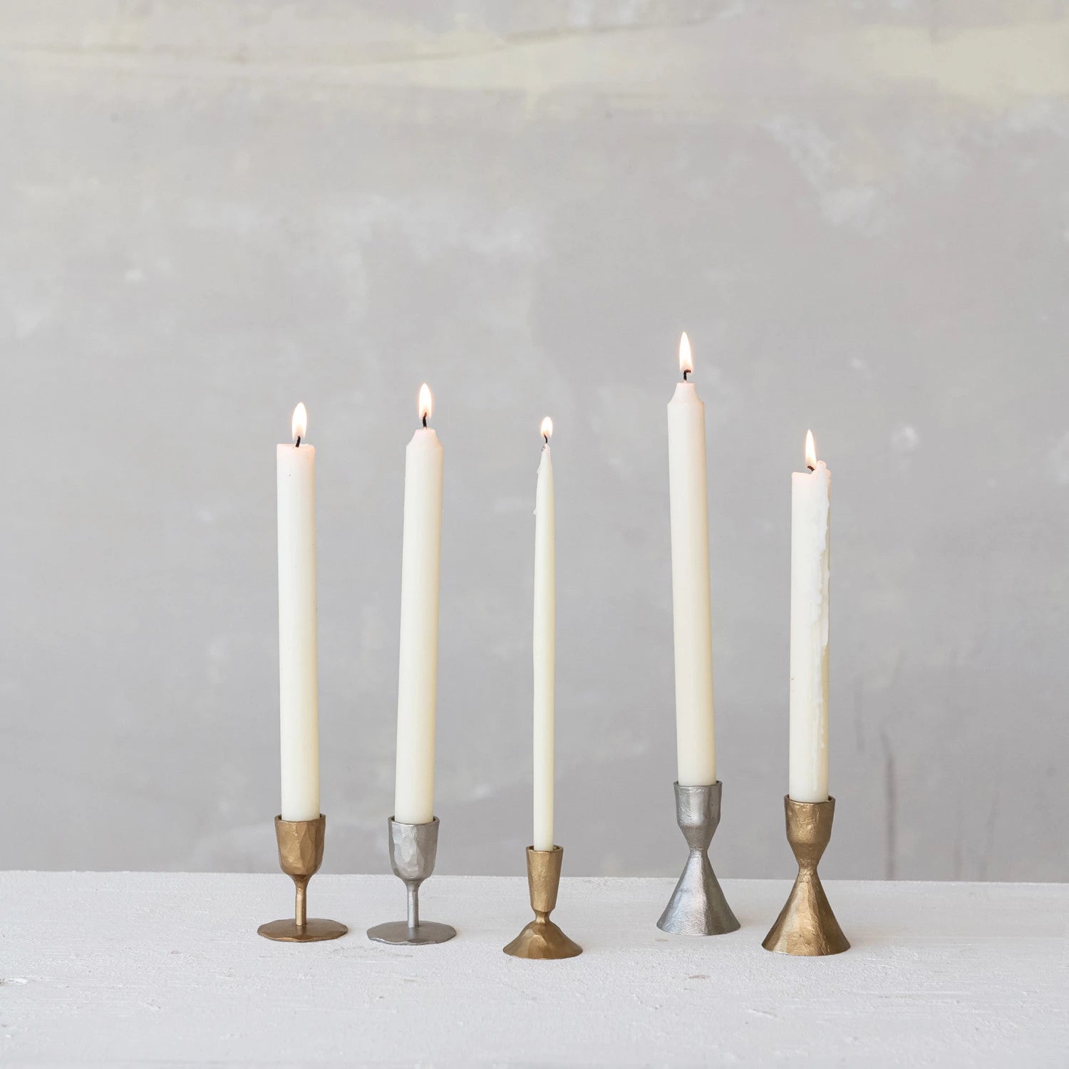 Metallic Candle Holder