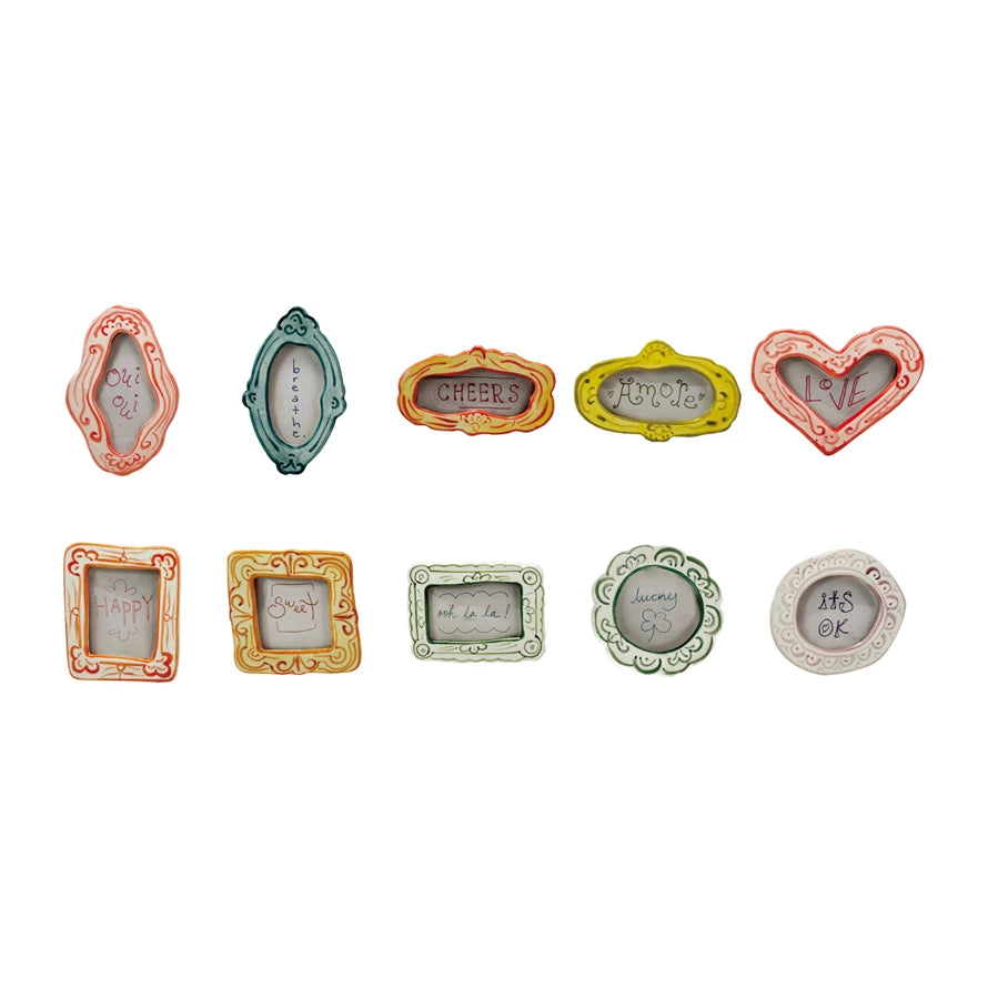Funky Frame Ceramic Magnet