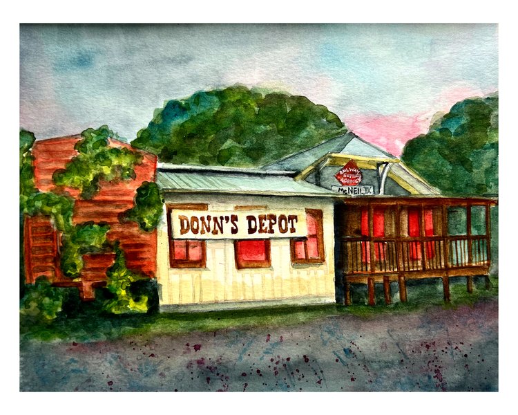 Coloring ATX Postcard