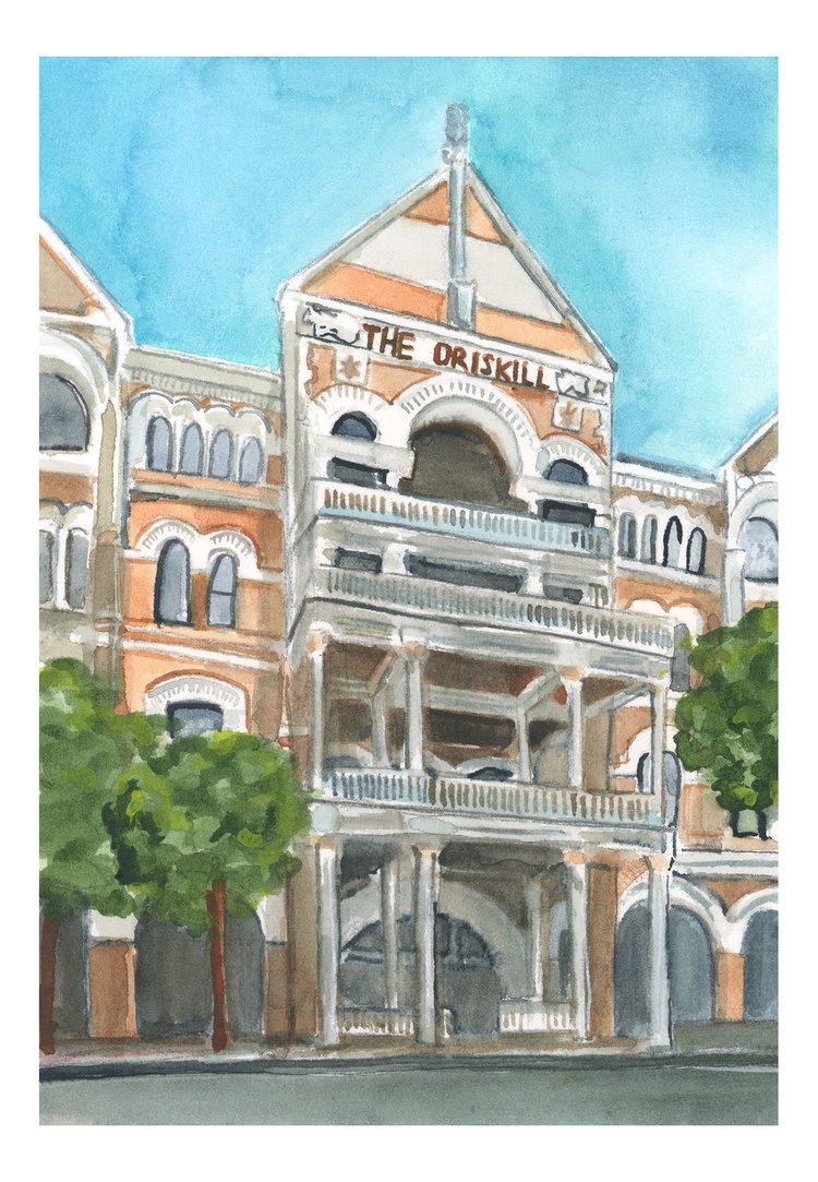 Coloring ATX Postcard