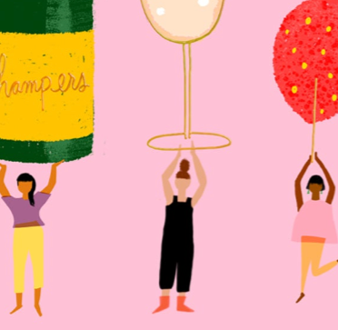 Champagne Wishes Birthday Card