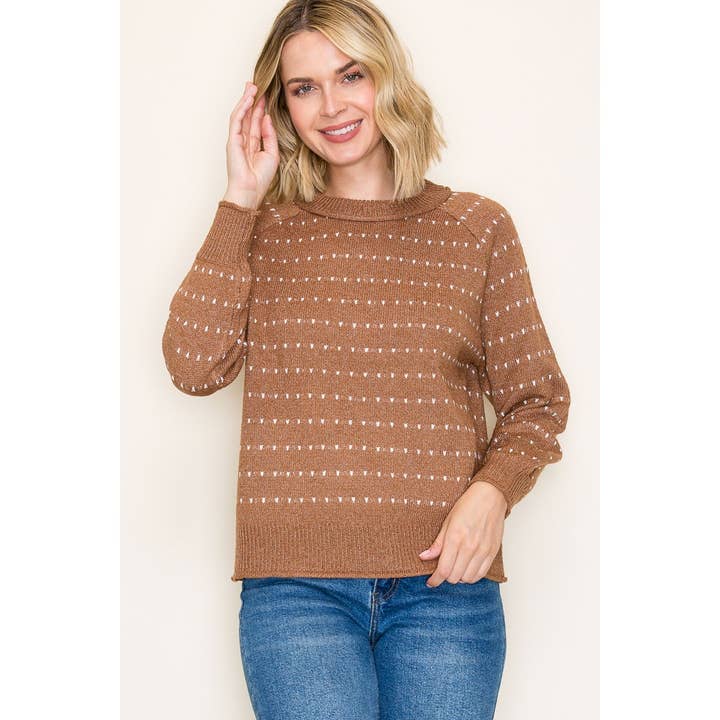 Cinnamon Sprinkle Knit Sweater