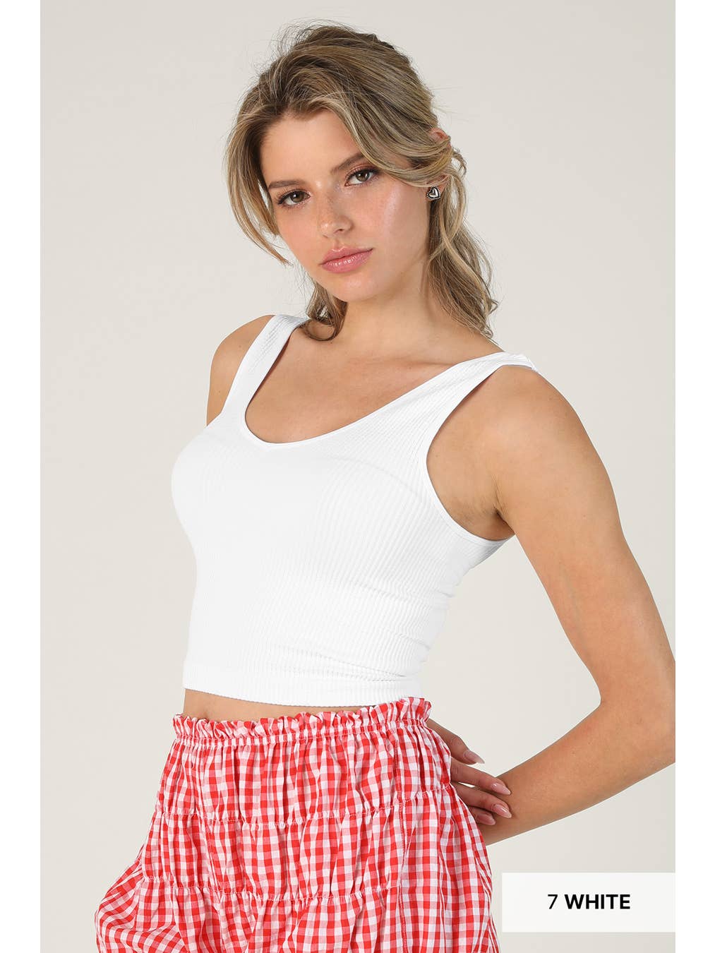 Reversible Ribbed Crop Top