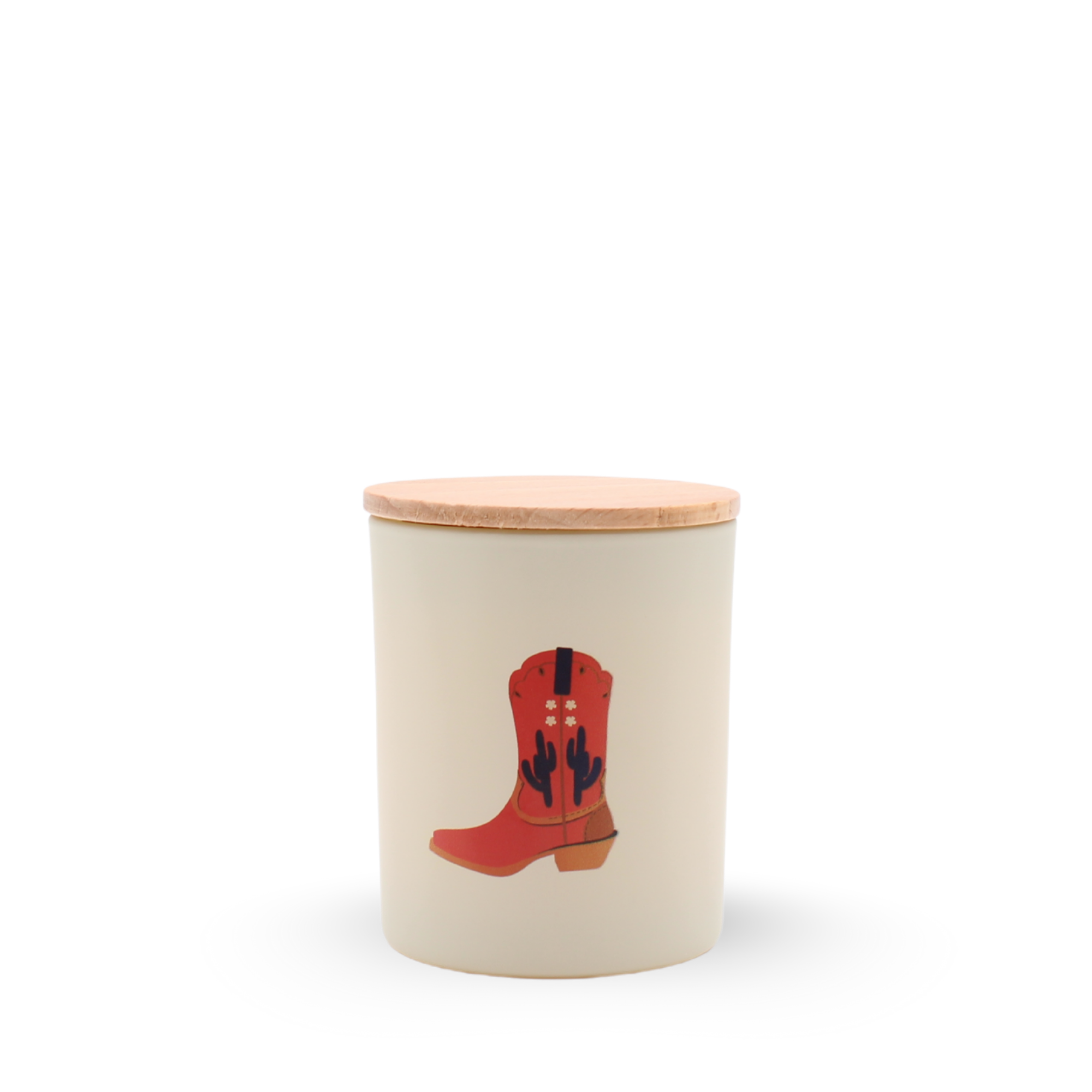 Western Boot Travel Candle - Plum Cashmere
