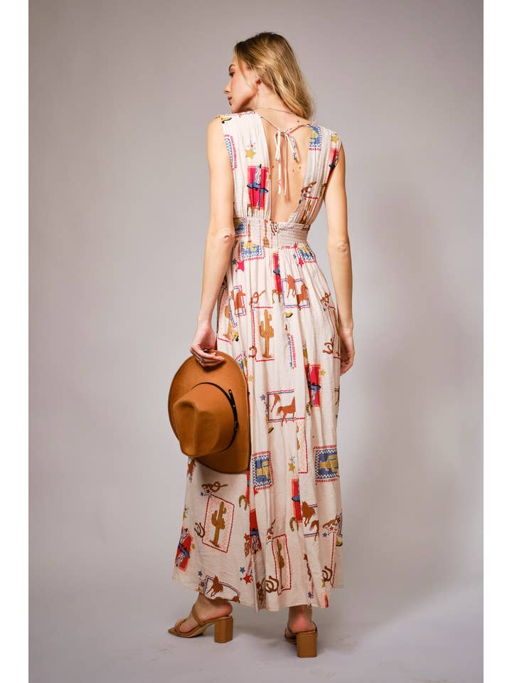 Western Front Maxi Dress