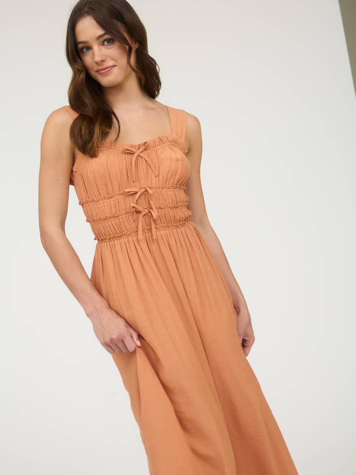 Fall Sunset Midi Dress