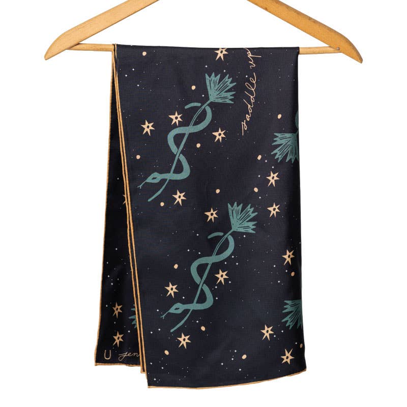 Lasso The Stars Silk Scarf