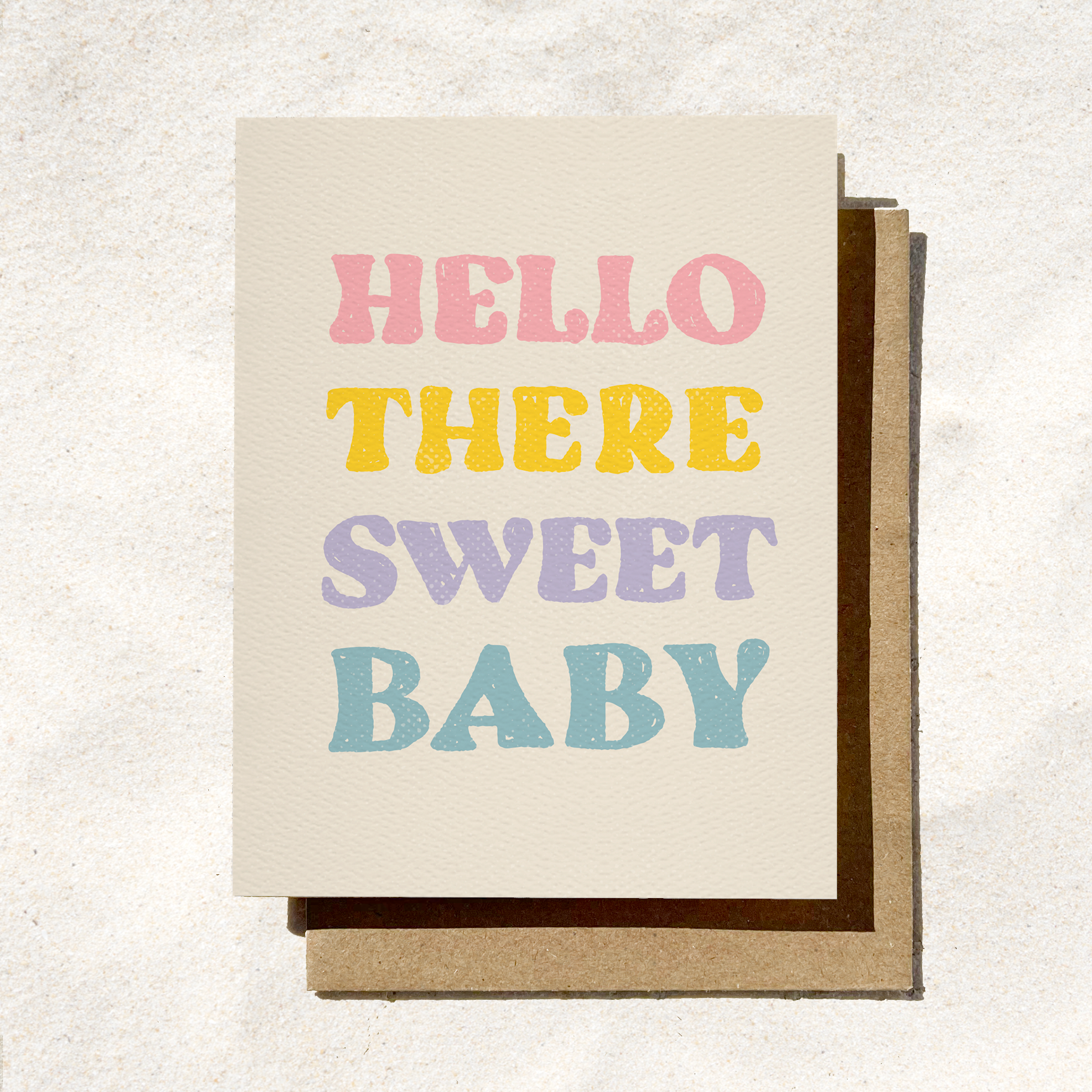 Hello There Sweet Baby Card