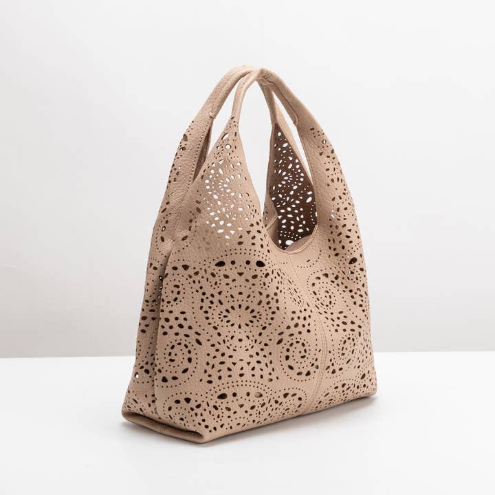 Farrow Vegan Leather Tote - Nude