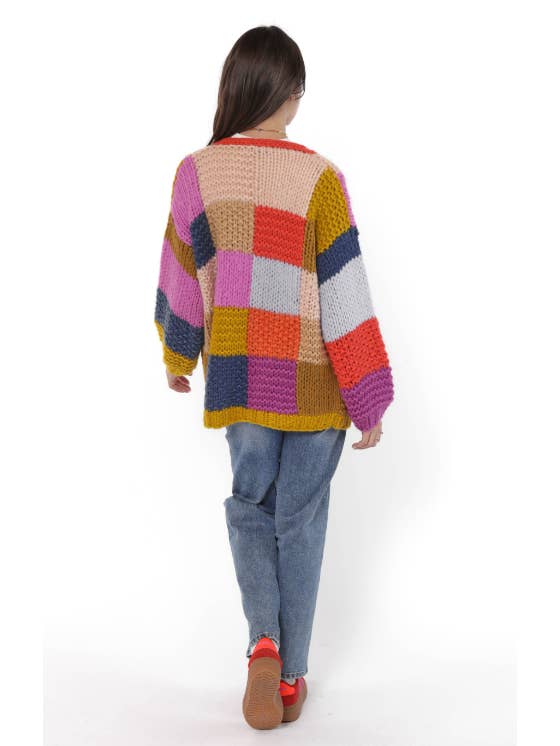 Electric Feels Handknit Cardigan