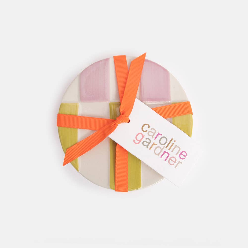 Multi Stripe Coasters Set