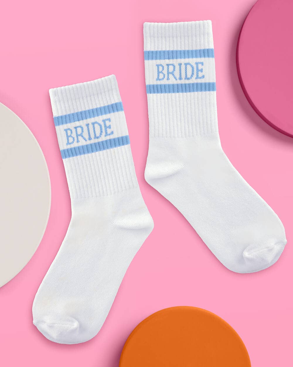 Something Blue Bride Socks