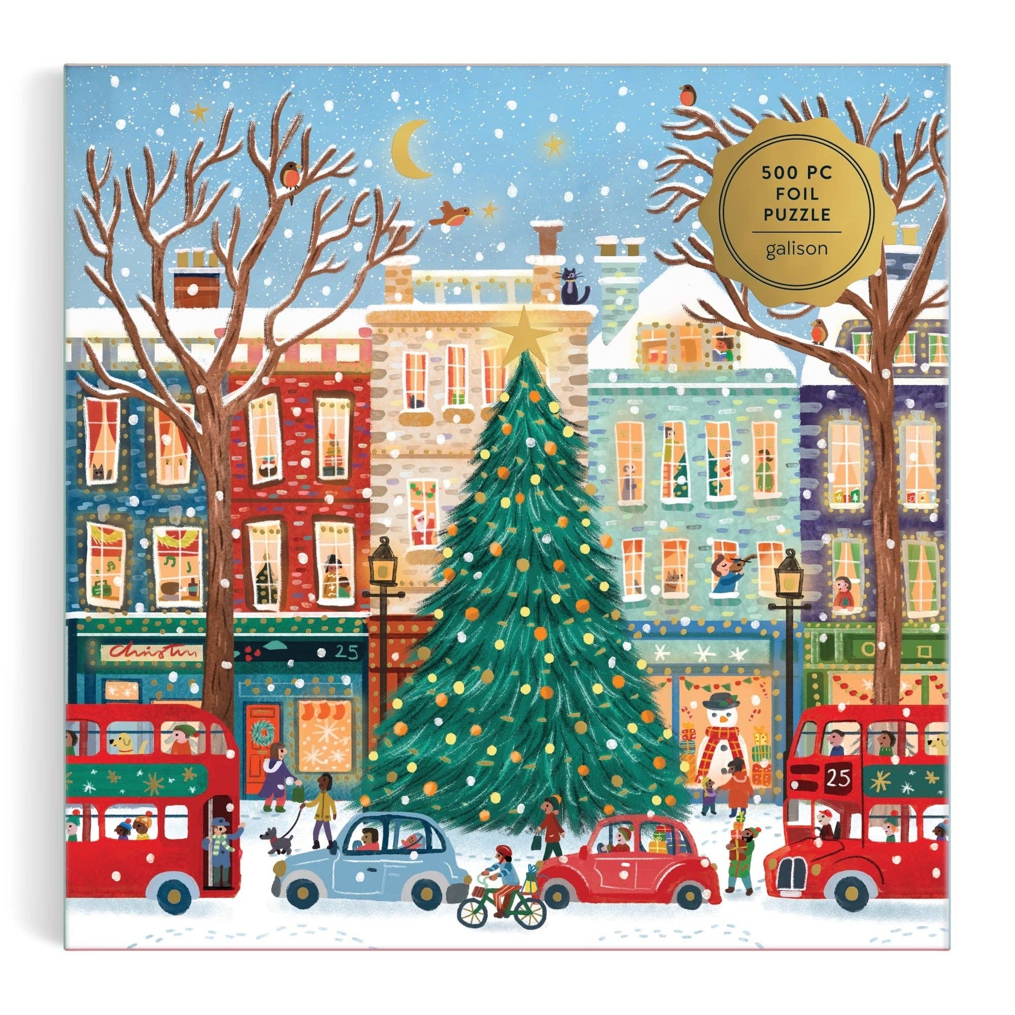 Tinsel City 500 Piece Puzzle