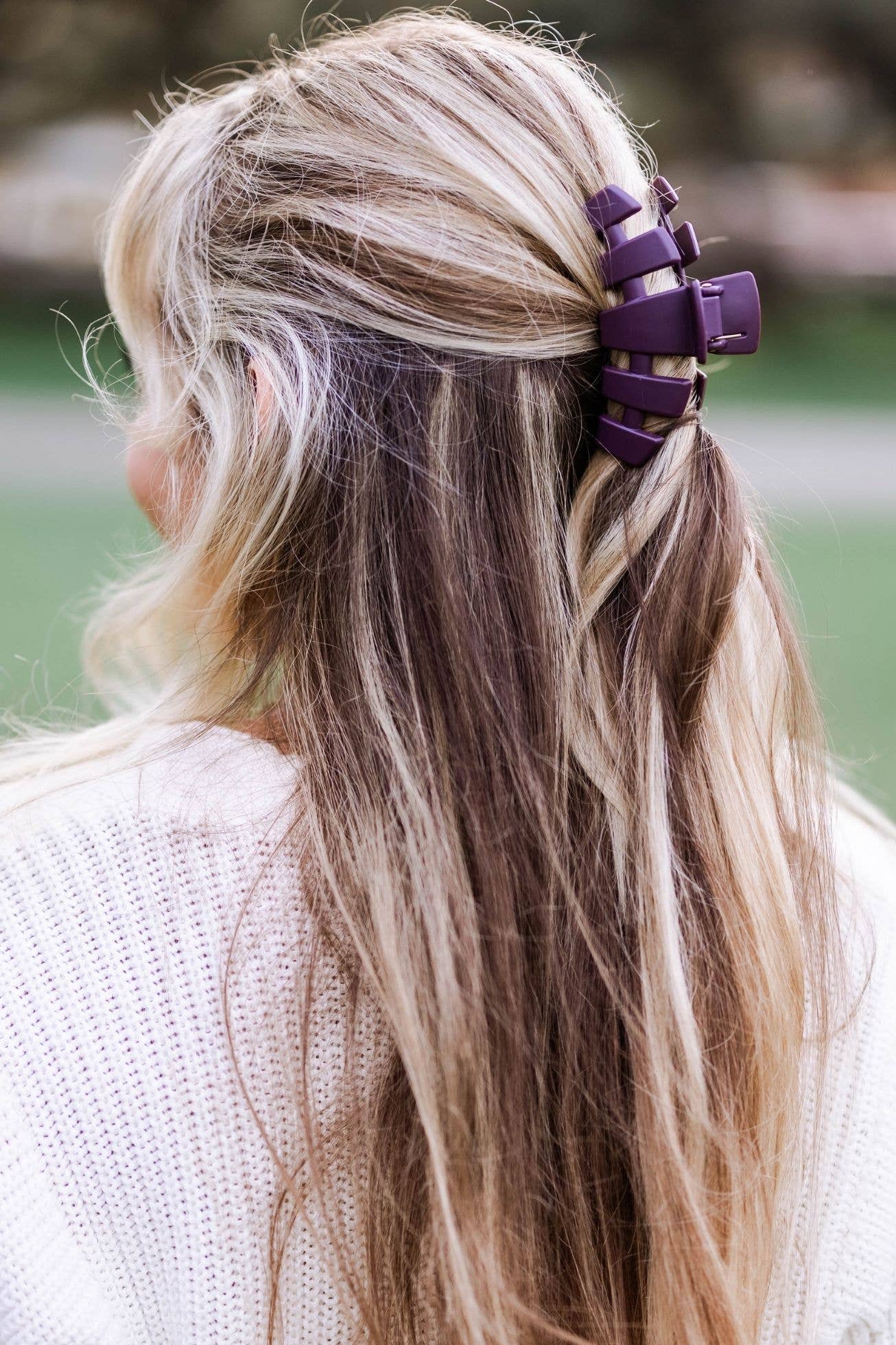 Burgundy Bliss Classic Hair Clip