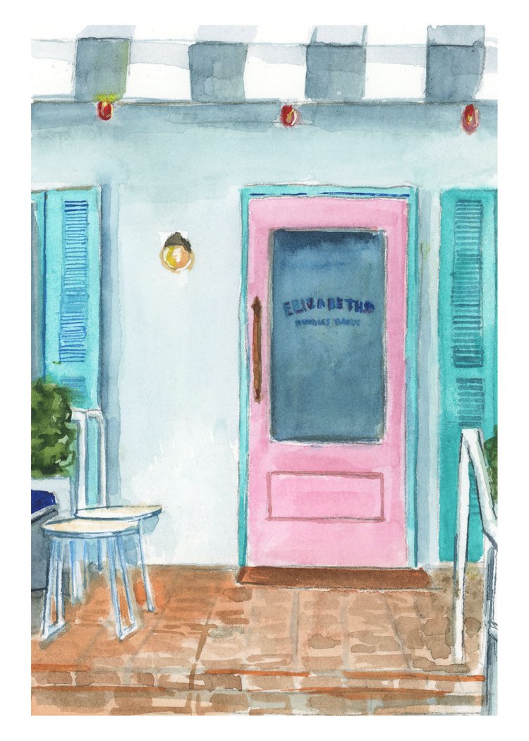 Coloring ATX Postcard