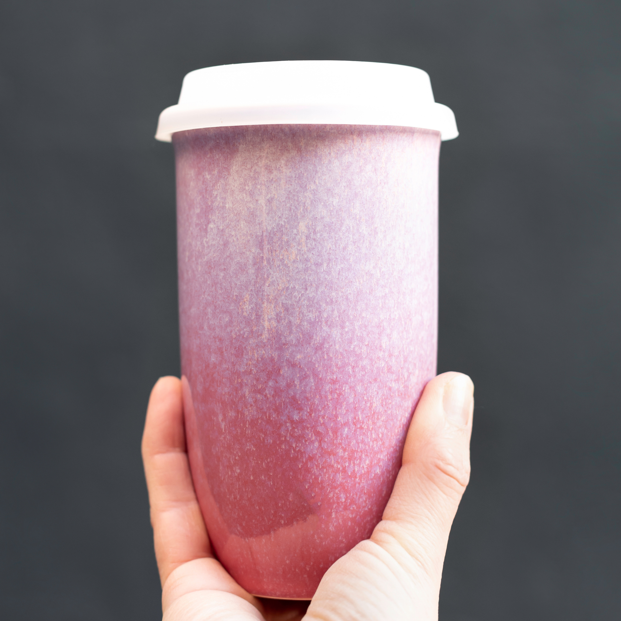 Astral Bloom Ceramic Travel Mug – 12 oz