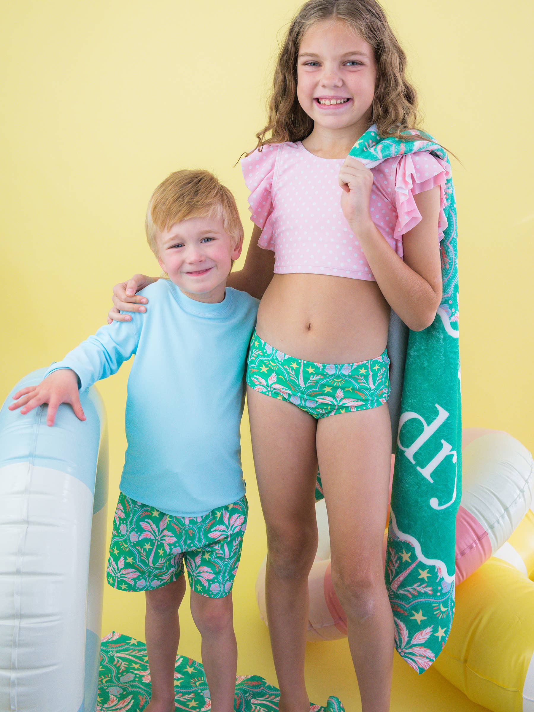 Performance Hybrid Swim Trunks - Coconut Cabana *FINAL SALE*