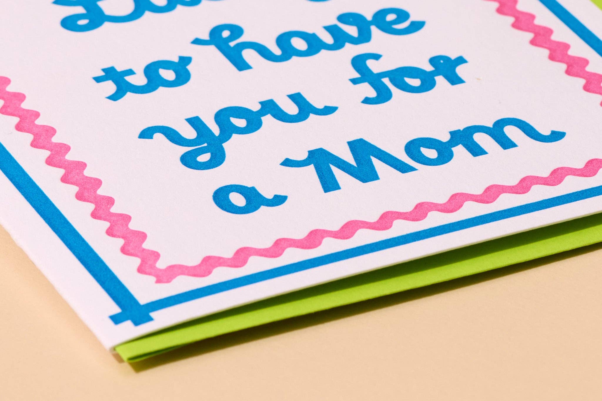 Lucky You're My Mom Greeting Card